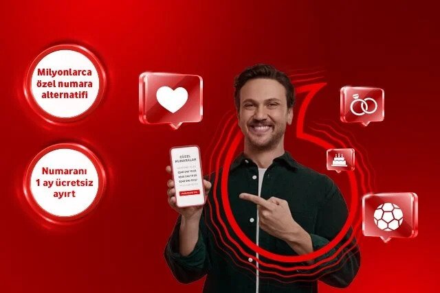 Özel Numaranı Vodafone'dan seç!