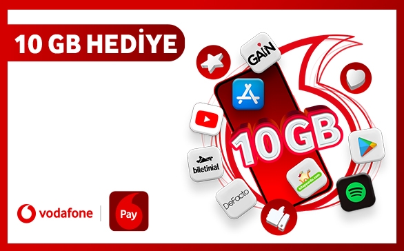 10 GB hediye!