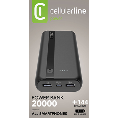Cellularline Entry 20000 mAh Powerbank